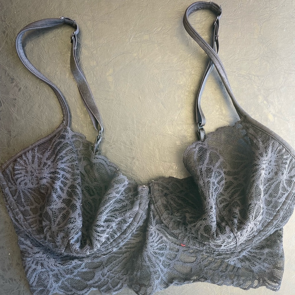 Josie by Natori Black Lace Bra